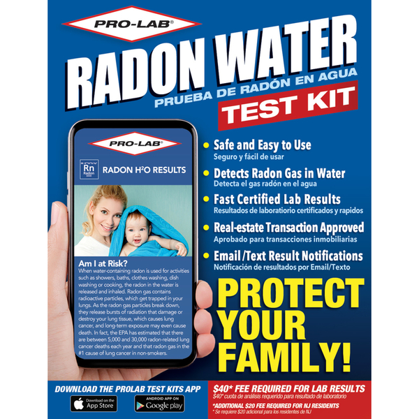 Professional Test Kit Radon In Water RW103